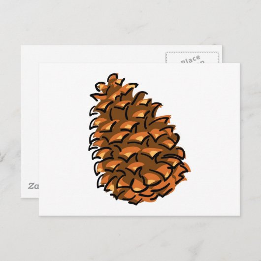 Carte Postale Grande Pinecone (Devant / Derrière)