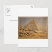 Carte Postale Grande pyramide de Khufu (Devant / Derrière)