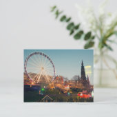 Carte Postale Grande Roue à Édimbourg (Debout devant)