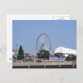 Carte Postale Grande roue de Navy Pier (Devant / Derrière)