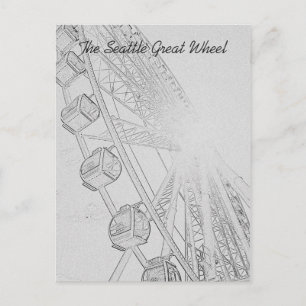 Carte Postale Grande roue de Seattle