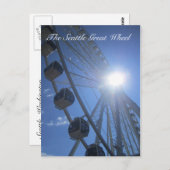 Carte Postale Grande roue de Seattle (Devant / Derrière)