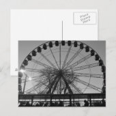 Carte Postale Grande roue d'Édimbourg (Devant / Derrière)