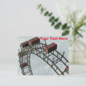 Carte Postale Grande roue du Prater, Vienne, Autriche (Debout devant)