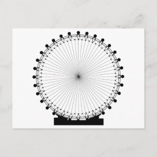 Carte Postale Grande roue Fairground