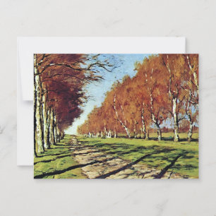 Carte Postale Grande Route, Jour ensoleillé d'automne
