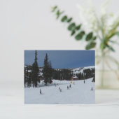 Carte Postale Grande scène de ski White (Debout devant)