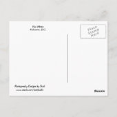 Carte Postale Grande scène de ski White (Dos)