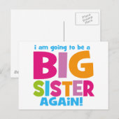 Carte Postale Grande soeur à nouveau (Devant / Derrière)