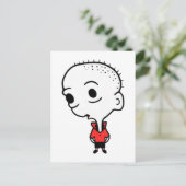 Carte Postale Grande tête (Debout devant)