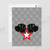 Carte Postale Grande tête Dane Star (Devant / Derrière)