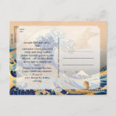 Carte Postale Grande vague à Kanagawa (Dos)