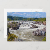 Carte Postale Grandes Chutes Virginie (Devant / Derrière)