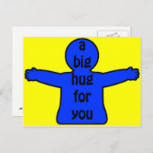 Carte Postale Grandes étreintes (Devant / Derrière)