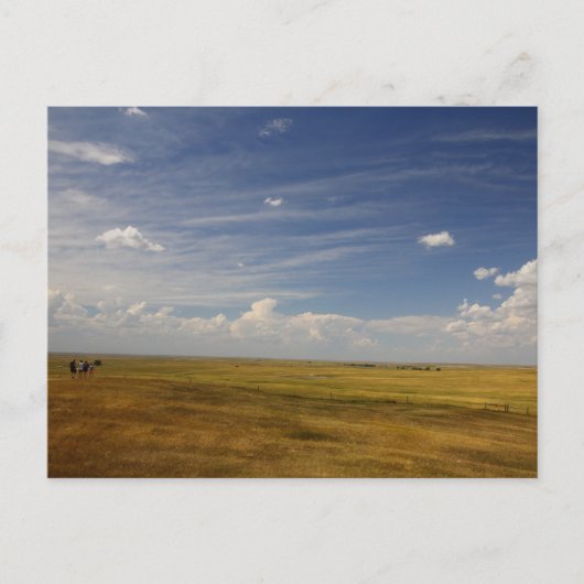 Carte Postale Grandes Plaines du Dakota du Sud en été (Devant)