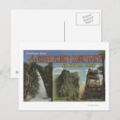 Carte Postale Grandes Scènes De Lettre - Mts Fumés. Parc Nat'l,  (Devant / Derrière)