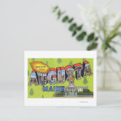 Carte Postale Grandes Scènes De Lettre, Salutations À Partir De  (Debout devant)