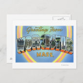 Carte Postale Grandes Scènes De Lettre - Salutations À Partir De (Devant / Derrière)