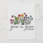 Carte Postale Grandir en grâce (Devant)