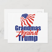 Carte Postale Grandmas contre Trump (Devant / Derrière)