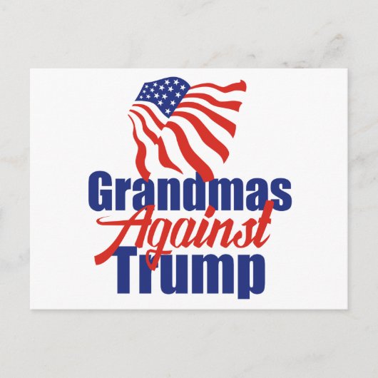 Carte Postale Grandmas contre Trump (Devant)
