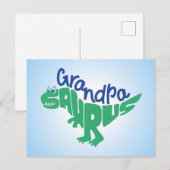 Carte Postale Grandpa Saurus Graphic (Devant / Derrière)
