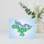 Carte Postale Grandpa Saurus Graphic (Debout devant)