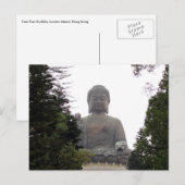 Carte Postale grands bouddhas (Devant / Derrière)