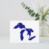 Carte Postale Grands Lacs (Debout devant)