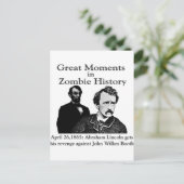 Carte Postale Grands moments dans l'histoire des zombies (Debout devant)