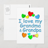 Carte Postale Grands-parents (Devant / Derrière)