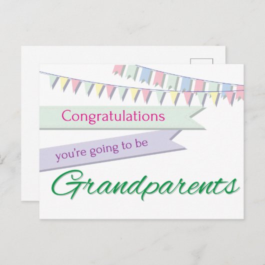 Carte Postale Grands-parents (Devant / Derrière)