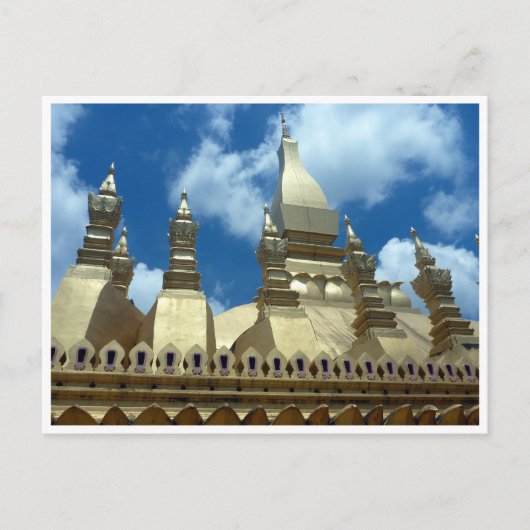 Carte Postale grands plateaux d'or stupa (Devant)