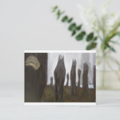 Carte Postale Grands soldats (surréalisme noir et blanc) (Debout devant)