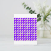 Carte Postale Grands Triangles - Chardon et violet (Debout devant)