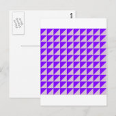 Carte Postale Grands Triangles - Chardon et violet (Devant / Derrière)