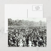 Carte Postale Grands votes pour la démonstration de femmes en (Devant / Derrière)
