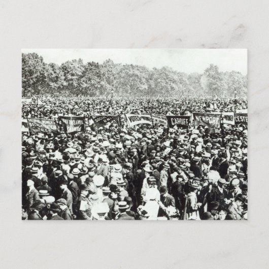 Carte Postale Grands votes pour la démonstration de femmes en (Devant)