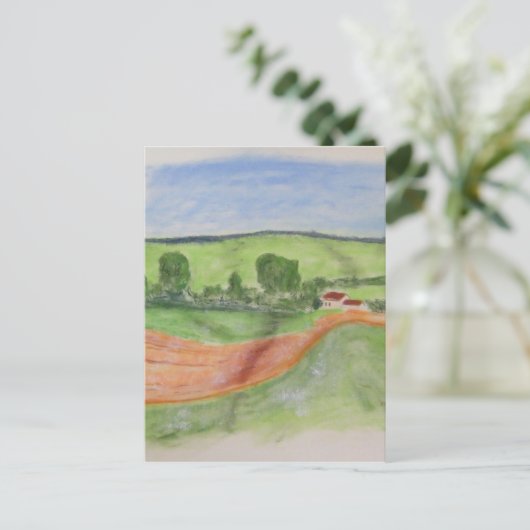 Carte Postale Grange (Debout devant)