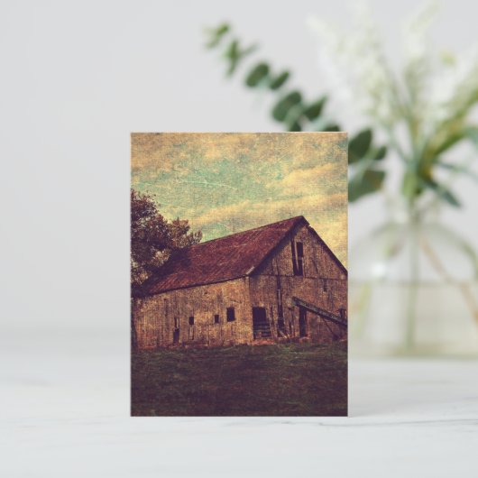 Carte Postale Grange (Debout devant)