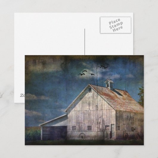 Carte Postale Grange (Devant / Derrière)