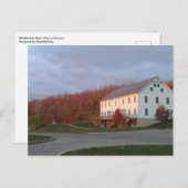 Carte Postale Grange de Muhlhauser, Ohio en automne (Devant / Derrière)
