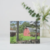 Carte Postale Grange de Nouvelle-Angleterre (Debout devant)