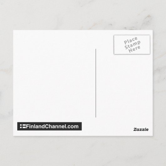 Carte Postale Grange d'hiver (Dos)