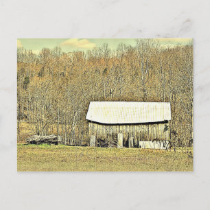 Carte Postale Grange et tabacs