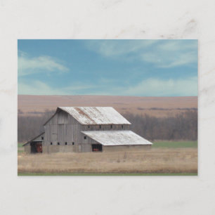 Carte Postale Grange Flint Hills