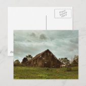 Carte Postale Grange le matin (Devant / Derrière)