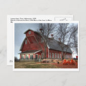 Carte postale, grange Leyson (Devant / Derrière)