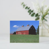 Carte Postale Grange rouge dans le comté de Latah, Etat de l'Ida (Debout devant)