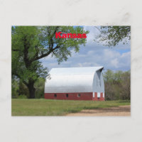 Grange rouge de Kansas country